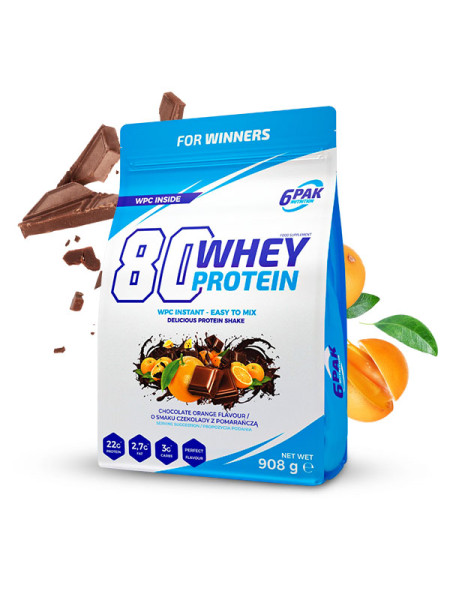 Białko 80 Whey Protein - 908g - Chocolate-Orange