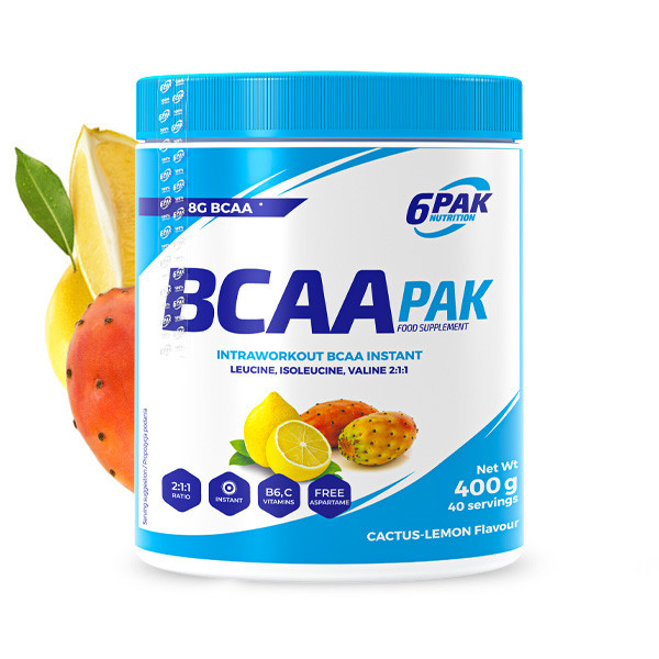 Aminokwasy BCAA PAK - 400g - Cactus Lemon