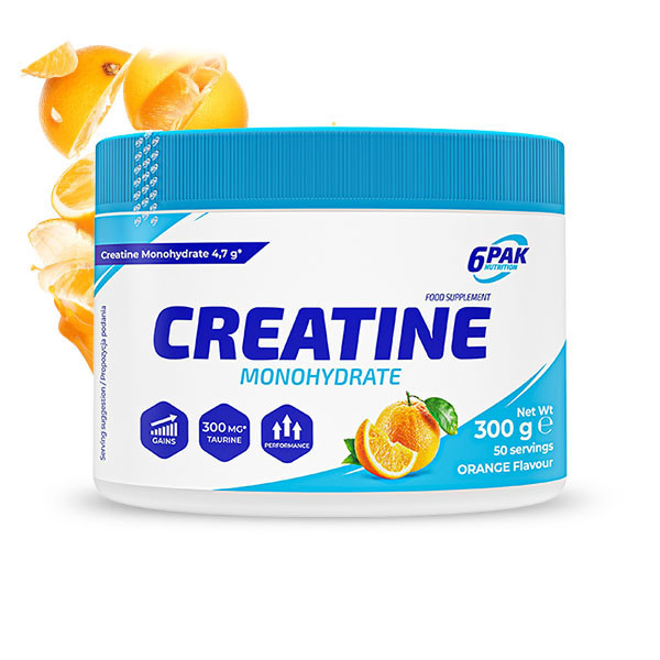 Creatine Monohydrate - Kreatyna w proszku - 300g - Orange