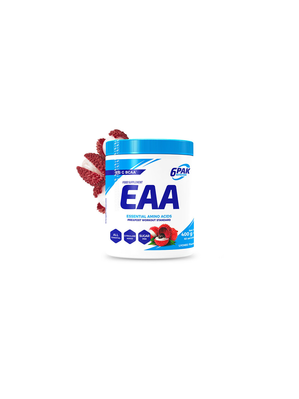 Aminokwasy EAA - 400g - Lychee