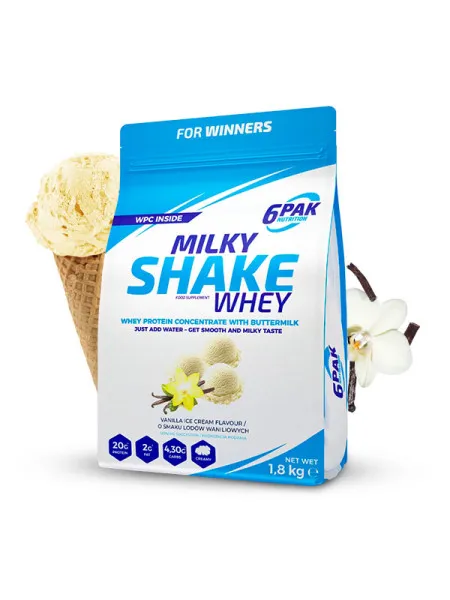 Odżywka białkowa Milky Shake Whey - 1800g - Vanilla Ice Cream