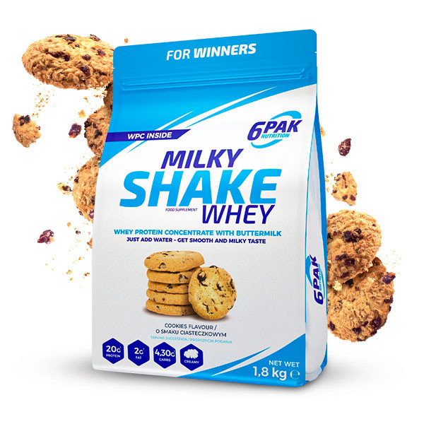 Odżywka białkowa Milky Shake Whey - 1800g - Cookies