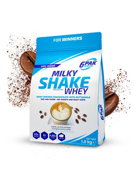 Odżywka białkowa Milky Shake Whey - 1800g - Caffe Latte