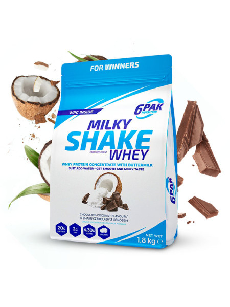 Odżywka białkowa Milky Shake Whey - 1800g - Coconut-Chocolate