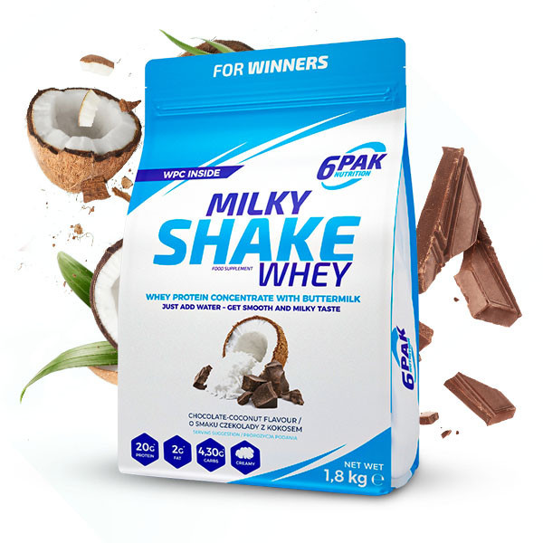 Odżywka białkowa Milky Shake Whey - 1800g - Coconut-Chocolate