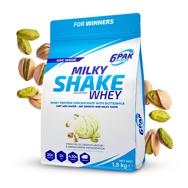 Odżywka białkowa Milky Shake Whey - 1800g - Pistachio Ice Cream