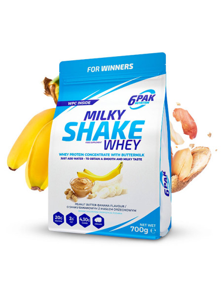 Odżywka białkowa Milky Shake Whey - 700g - Peanut Butter-Banana Odżywka białkowa Milky Shake Whey - 700g - Peanut Butter-Banana