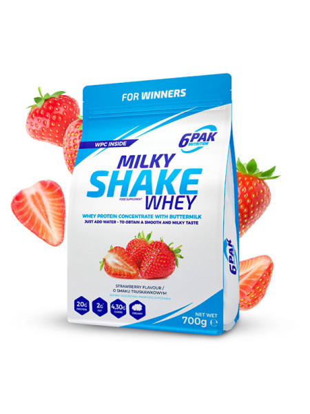 Odżywka białkowa Milky Shake Whey - 700g - Strawberry Odżywka białkowa Milky Shake Whey - 700g - Strawberry