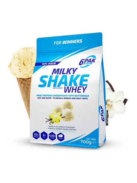 Odżywka białkowa Milky Shake Whey - 700g - Vanilla Ice Cream