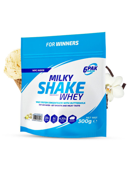 Odżywka białkowa Milky Shake Whey - 300g - Vanilla Ice Cream Odżywka białkowa Milky Shake Whey - 300g - Vanilla Ice Cream