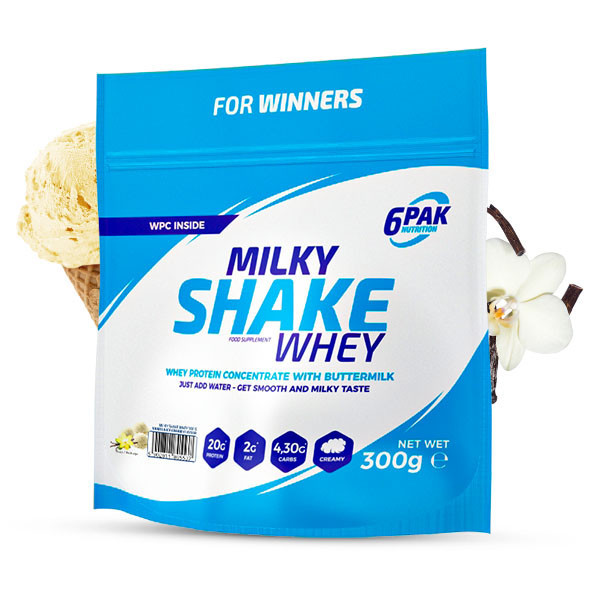 Odżywka białkowa Milky Shake Whey - 300g - Vanilla Ice Cream