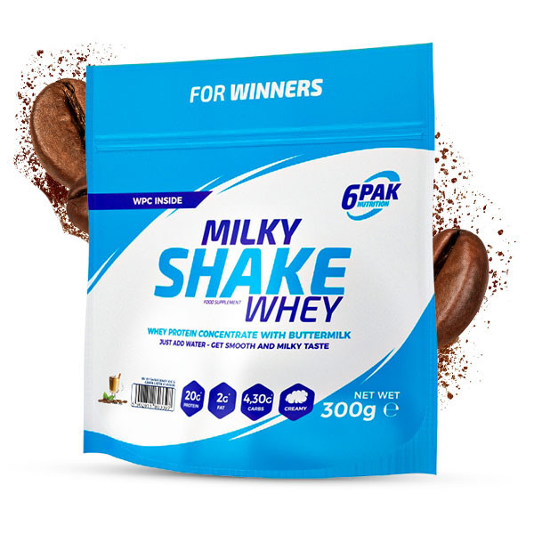 Odżywka białkowa Milky Shake Whey - 300g - Caffe Latte