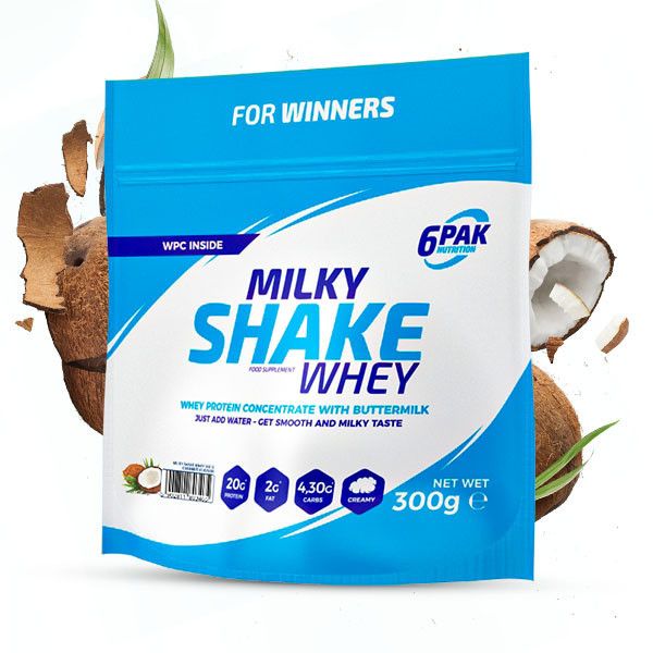 Odżywka białkowa Milky Shake Whey - 300g - Coconut