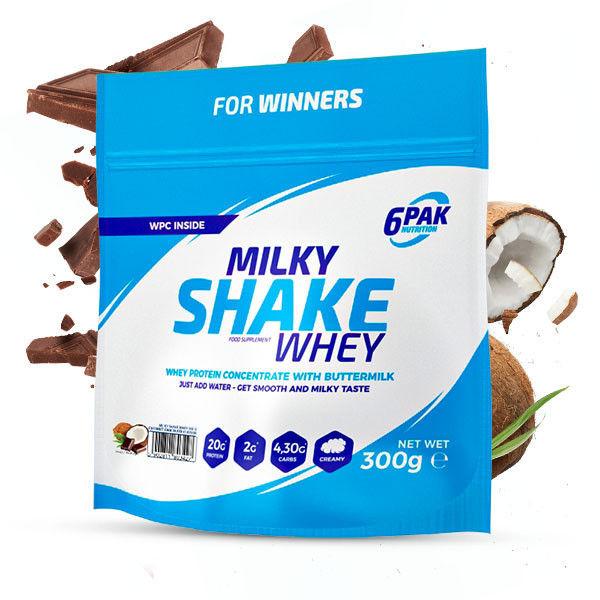 Odżywka białkowa Milky Shake Whey - 300g - Coconut-Chocolate