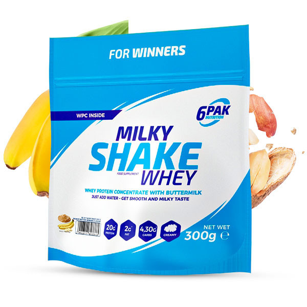 Odżywka białkowa Milky Shake Whey - 300g - Peanut Butter-Banana