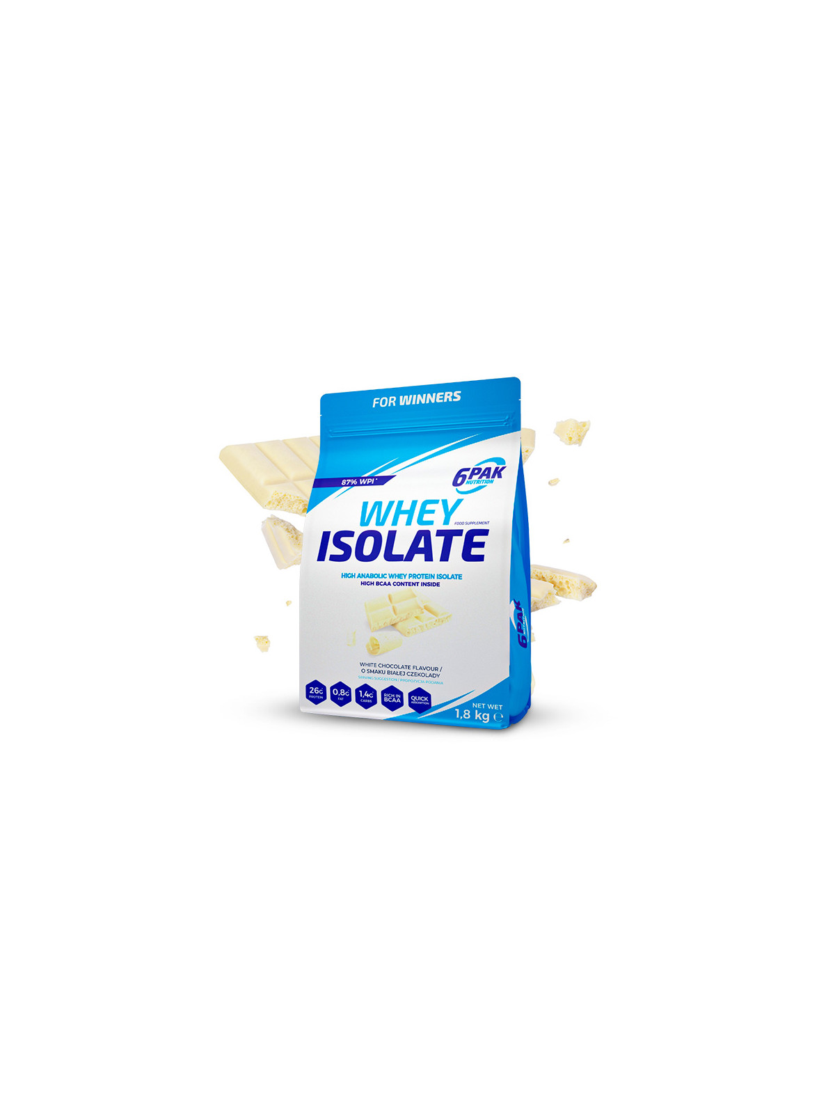 Whey Isolate - 1800g - White Chocolate