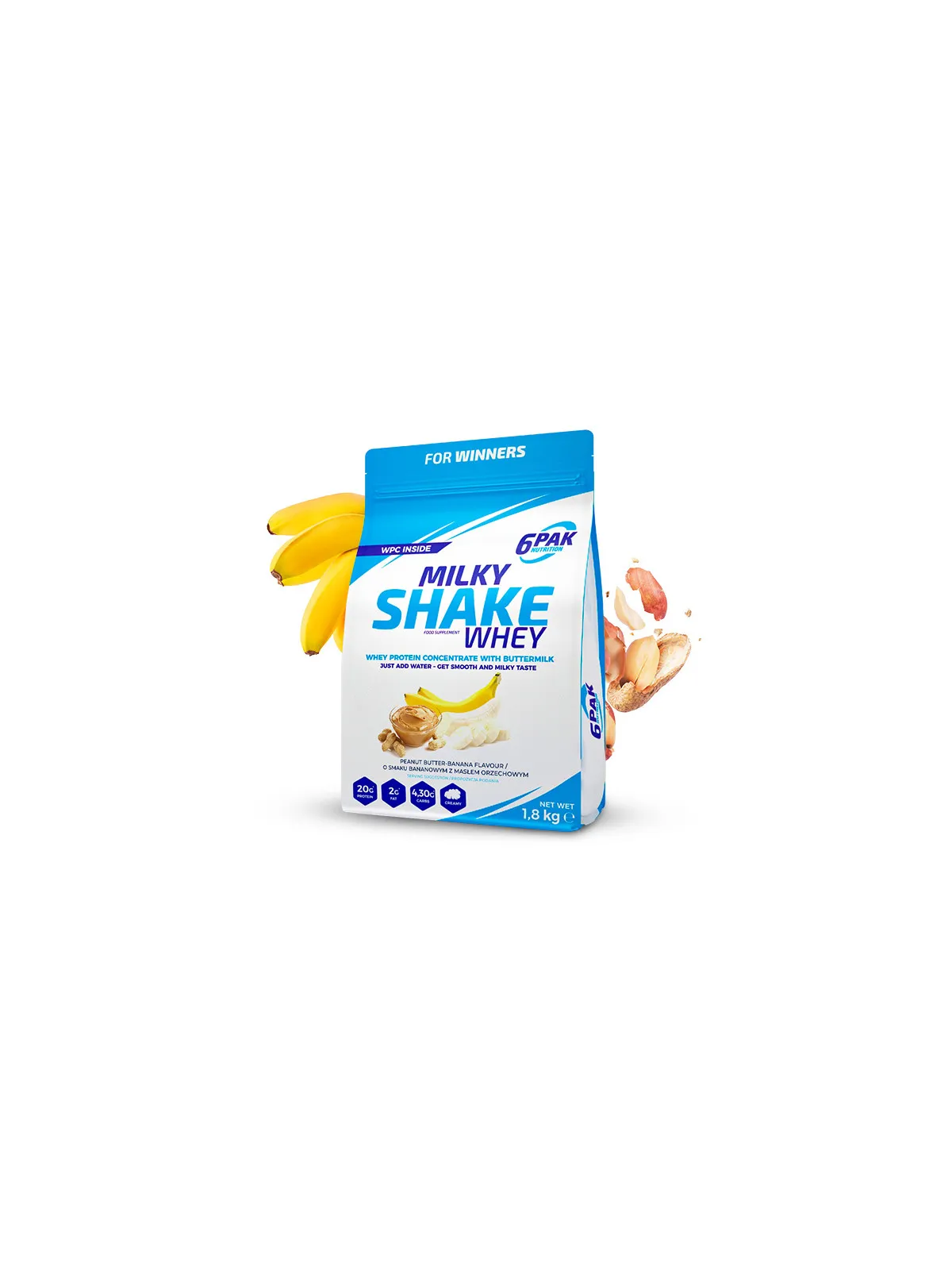 Milky Shake Whey - 1800g