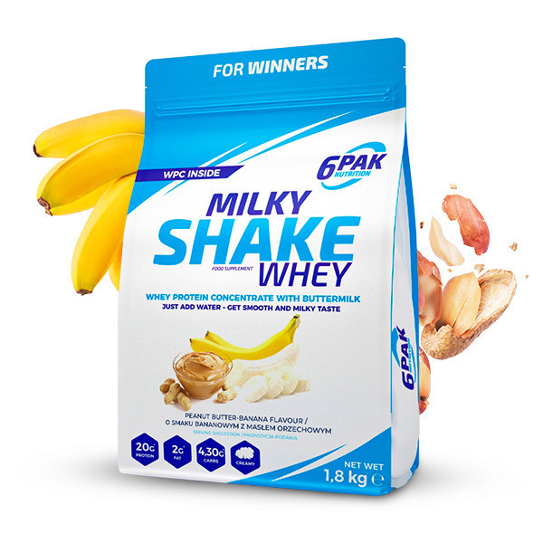 Odżywka białkowa Milky Shake Whey - 1800g - Peanut Butter-Banana