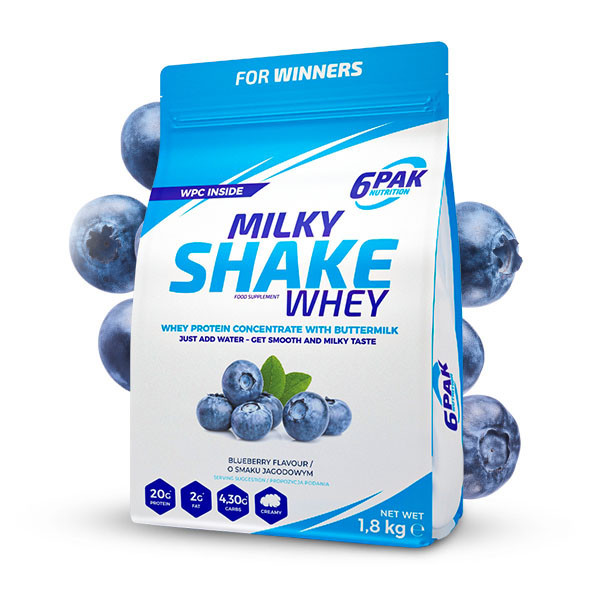 Odżywka białkowa Milky Shake Whey - 1800g - Blueberry