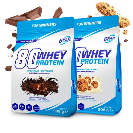 80 Whey Protein - 2x908g