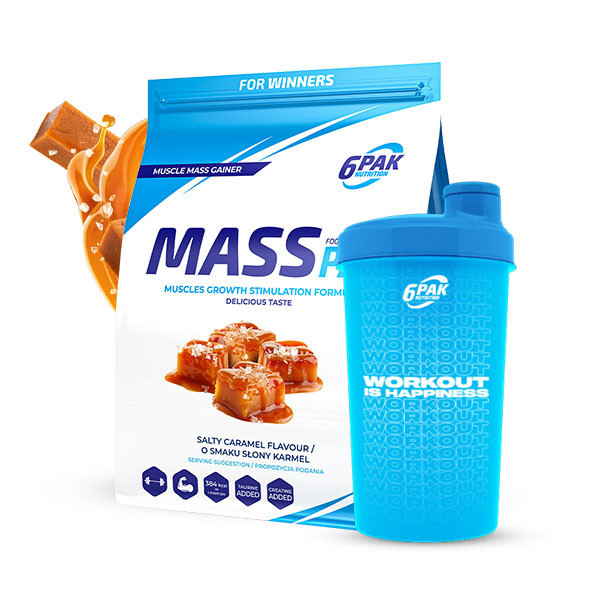 Gainer MASS PAK - 3 kg + Shaker GRATIS!