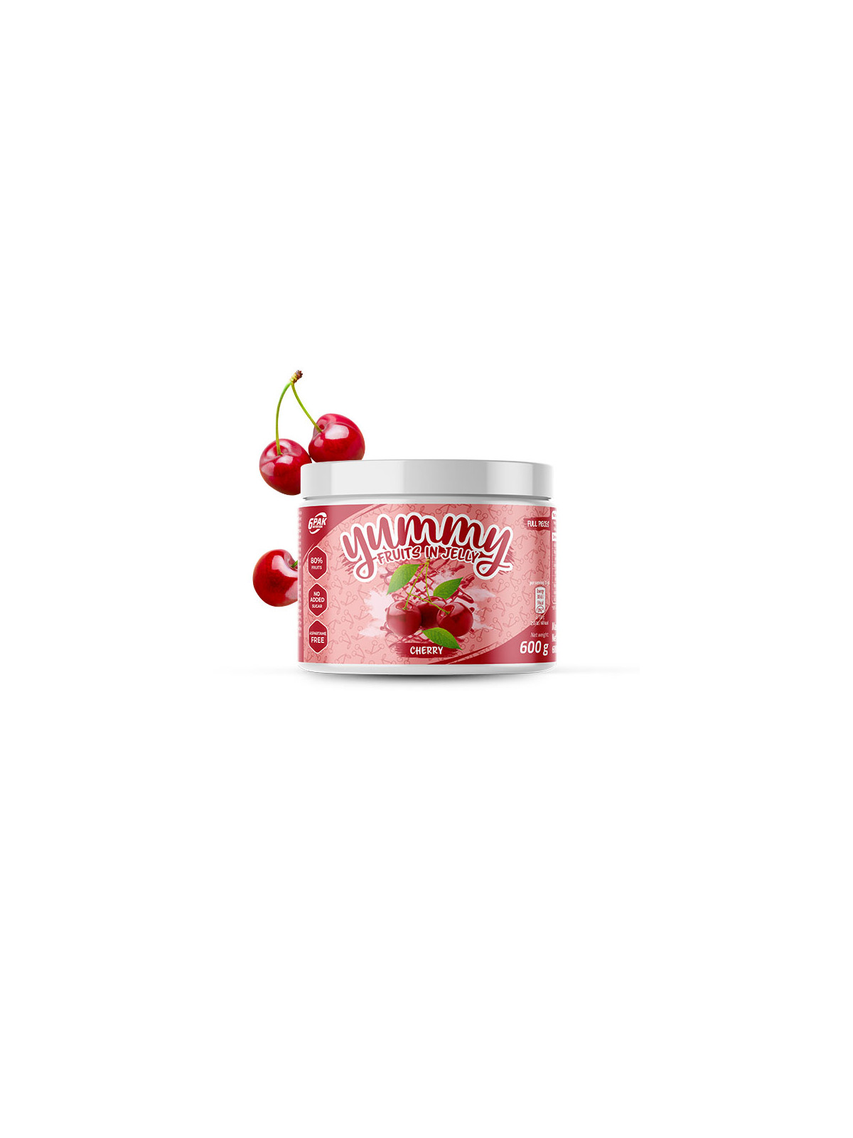 Yummy Fruits in Jelly Cherry - Frużelina wiśniowa - 600g