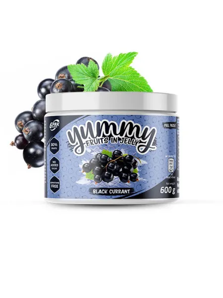 Yummy Fruits in Jelly Black Currant - Frużelina porzeczkowa - 600g