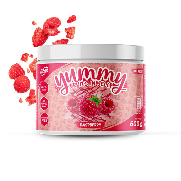 Yummy Fruits in Jelly Raspberry - 600g