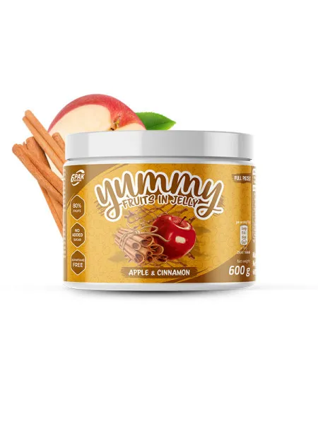 Yummy Fruits in Jelly Apple & Cinnamon - 600g