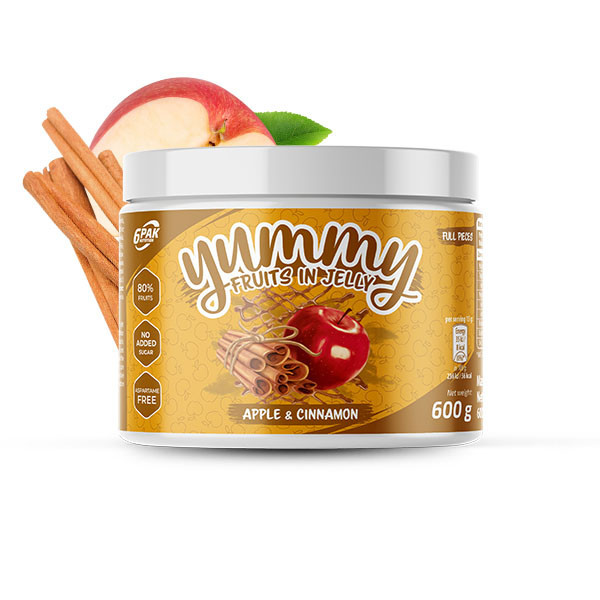 Yummy Fruits in Jelly Apple & Cinnamon - 600g