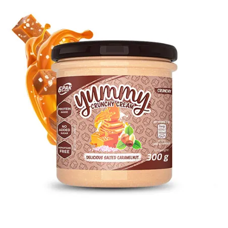 Yummy Crunchy Cream - Słony karmel - 300g