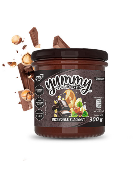 Yummy Crunchy Cream - Gorzka czekolada - 300g