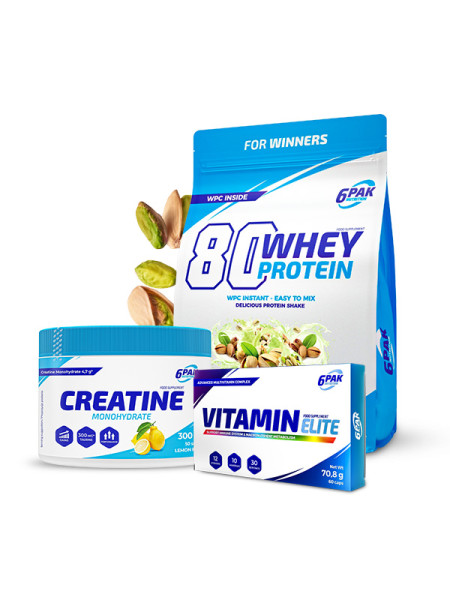 Białko 80 Whey Protein + Kreatyna i Witaminy
