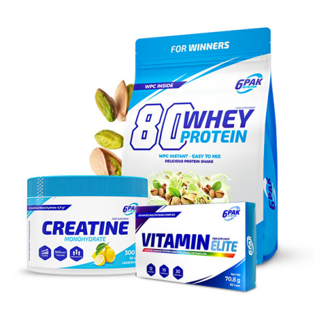 Białko 80 Whey Protein + Kreatyna i Witaminy