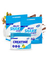 Milky Shake Whey - 2x300g + Kreatyna - 300g