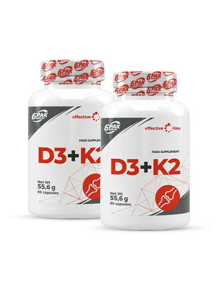 Vitamin D3 + K2 - 2x90 kaps.