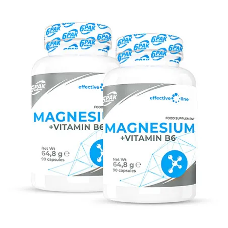 Magnesium + Vitamin B6 - 2x90 kaps.