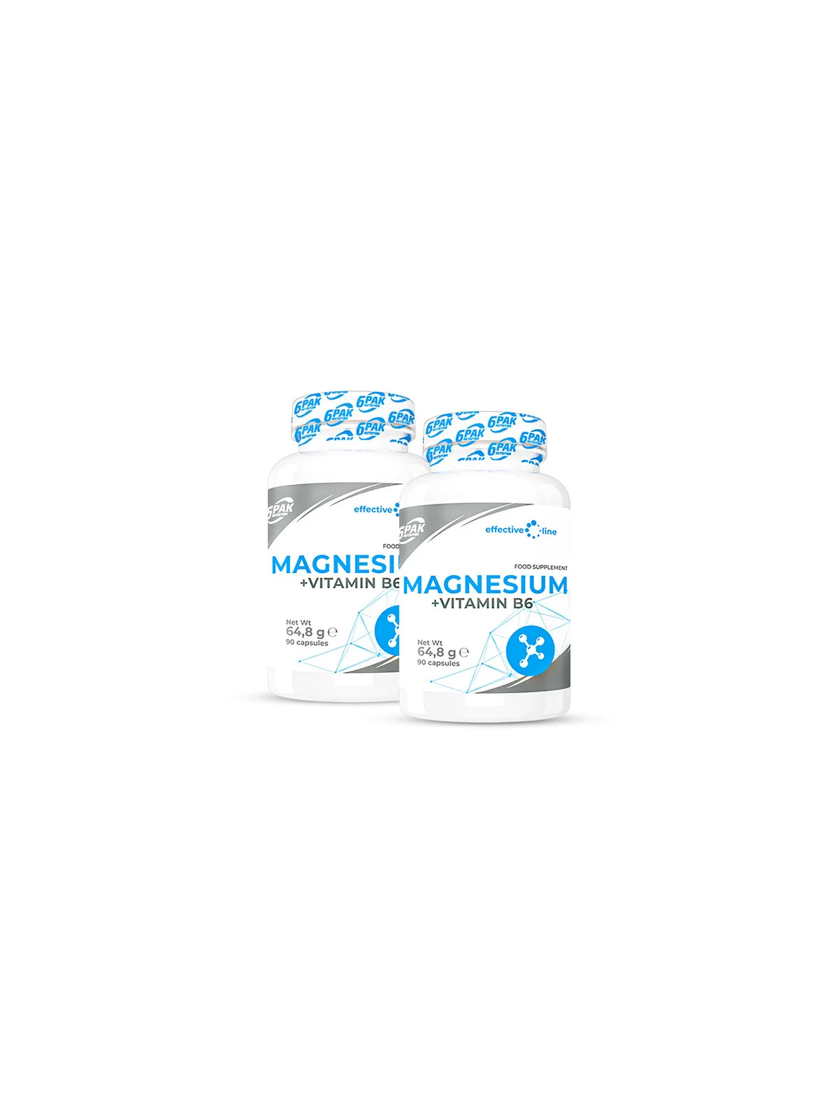 Magnesium + Vitamin B6 - Zestaw Dwóch Opakowań