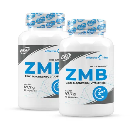 ZMB - Zinc, Magnesium, B6 - 2x90 kaps.