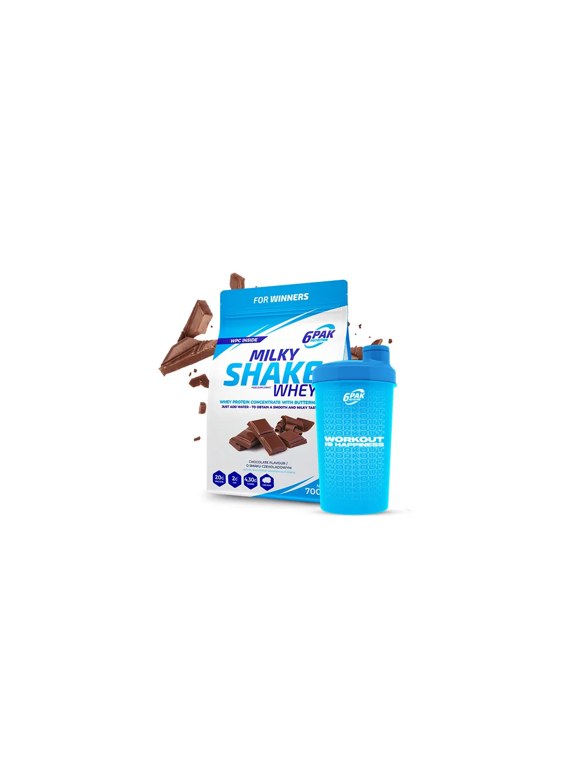 Białko Milky Shake Whey - 700g + Shaker