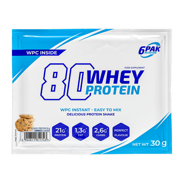 Białko 80 Whey Protein - 30g [Próbka] | Sklep 6PAK Nutrition