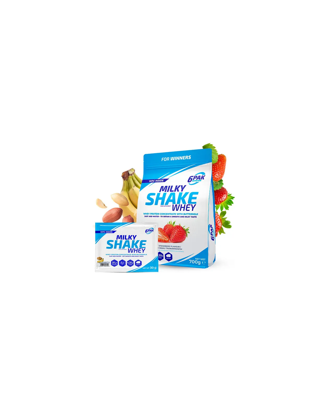 Odżywka białkowa Milky Shake Whey - 700g + Próbka GRATIS