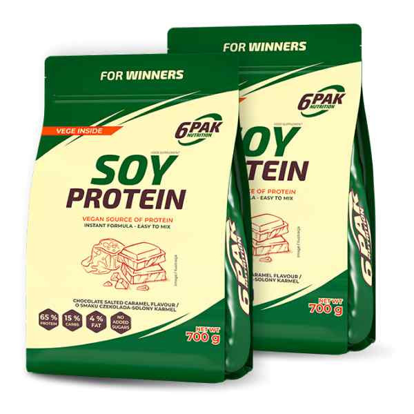 Soy Protein - Zestaw dwóch smaków - 2x700g | Sklep 6PAK Nutrition