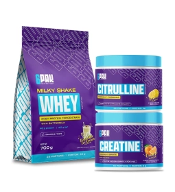 Zestaw suplementów na siłownię - Białko + Kreatyna + Cytrulina | Sklep 6PAK Nutrition