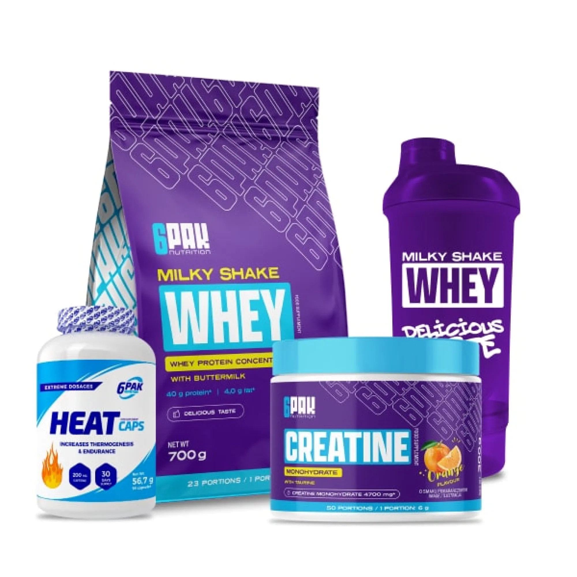 Zestaw odżywek na rzeźbę | Sklep 6PAK Nutrition