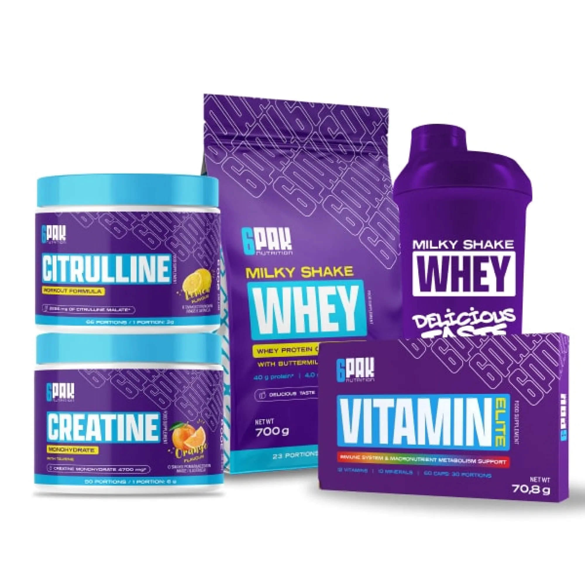 Zestaw suplementów diety dla początkujących | Sklep 6PAK Nutrition