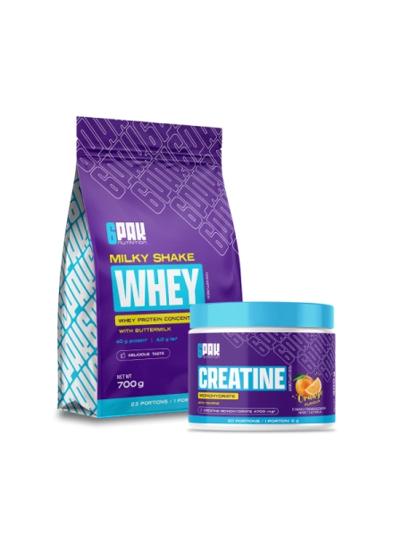 Pyszne Milky Shake Whey w zestawie z kreatyną | Sklep 6PAK Nutrition Pyszne Milky Shake Whey w zestawie z kreatyną | Sklep 6PAK Nutrition