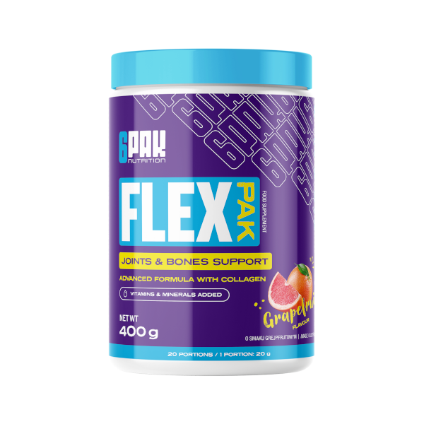 Suplement na stawy FLEX PAK - 400g | Kolagen | Sklep 6PAK Nutrition Suplement na stawy FLEX PAK - 400g | Kolagen | Sklep 6PAK Nutrition