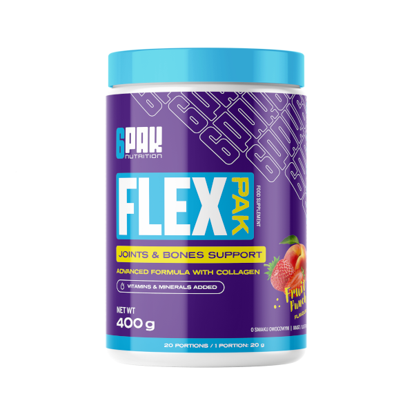 Suplement na stawy FLEX PAK - 400g | Kolagen | Sklep 6PAK Nutrition Suplement na stawy FLEX PAK - 400g | Kolagen | Sklep 6PAK Nutrition