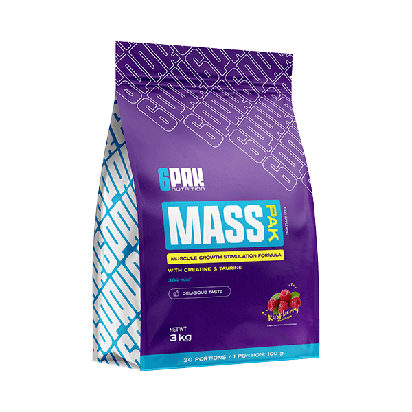 MASS PAK - 1 kg | Gainer z kreatyną | 10 porcji | Sklep 6PAK Nutrition